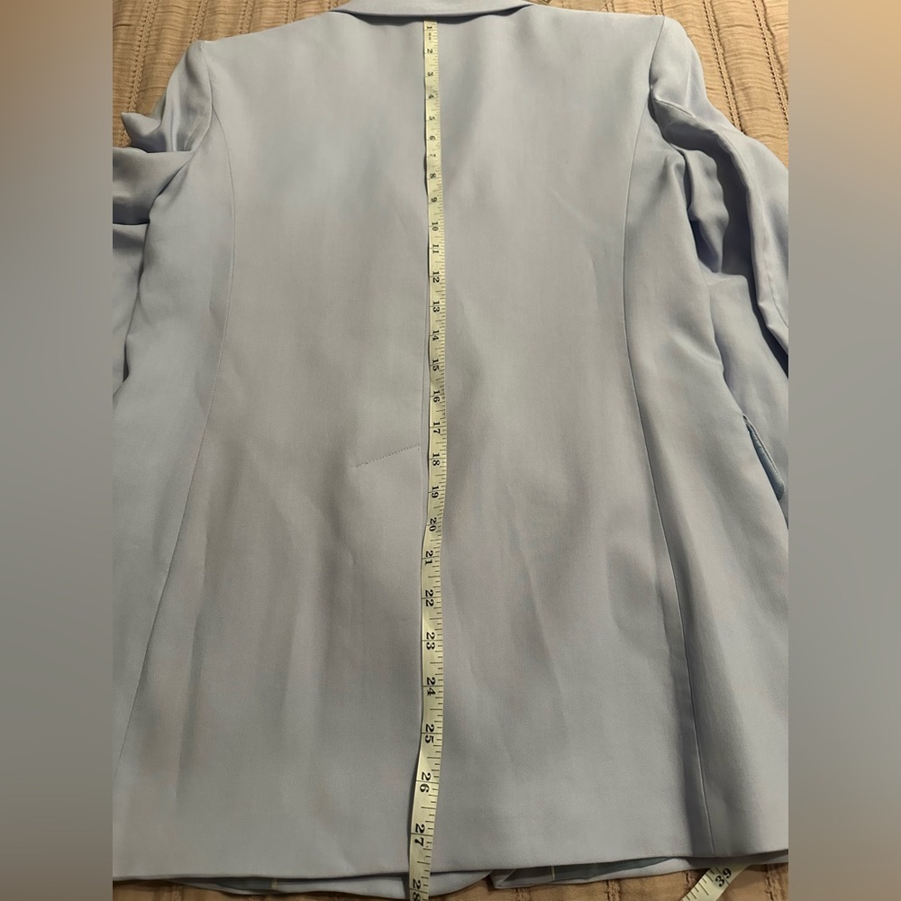 NWT MARELLA  Manisa Double-Breasted Blazer Light Blue - Picture 10 of 17
